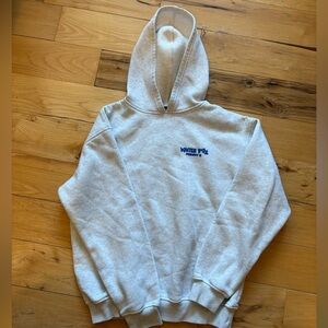 Gray White Fox Hoodie